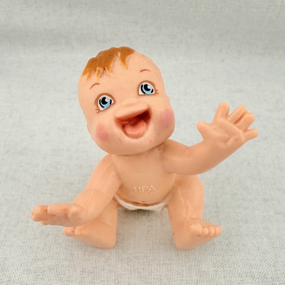 Vintage‎ Galoob Magic Diaper Babies Turtle 1991 Mini Figures Lot PVC Rubber Baby - Picture 8 of 11